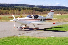 SE-XNY on apron Solleftea airfield (ESNB)