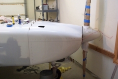 Continued to work on the installation of the cowling.