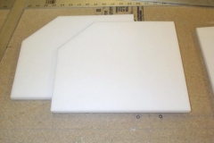 I cut the whellwell side panels. These are cut from 1/2 4.4lb. Rohacell foam.