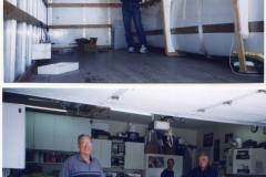 Took horizontal stabilizer to hangar and moved the wing from the hangar to the garage. Original packing was used to secure wing in moving van.