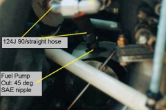 Injector Fuel Servo and Elbow Detail