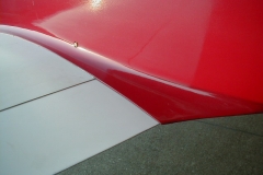 Flap/fuselage transition on Rod Benson's GIII