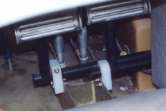 Rudder pedal detail