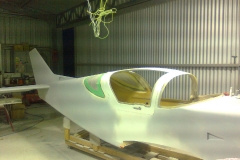 Fuselage having windows fitted