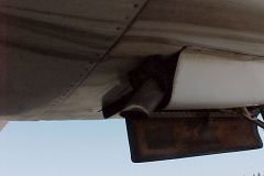 Nose Gear Door and Exhaust Detail