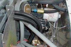 engine, top and bottom, rear