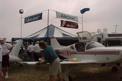 GlasPlanes Booth At Oshkosh 2000