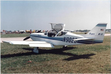 This photo was taken at Oshkosh 1999. This is Stoddard Hamilton factory Glasair Super II. My girl friend and I both took demo flights in the Glasair Super II and Lancair 360. We had already put a deposit down on the Glasair Super II, but wanted to make sure it was the right plane for us. After the demo flights, we came to the conclusion that the Glasair Super II was definitely the plane we wanted.