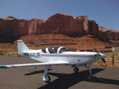 Glasair III at Monument Valley Airport