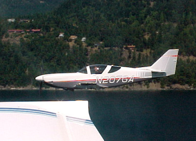 Jeff Wernli Flying Glasair III N207GA Off My Wing