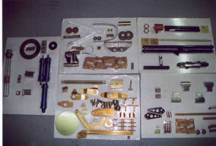 Machined parts for Super II