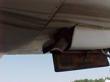 Nose Gear Door and Exhaust Detail