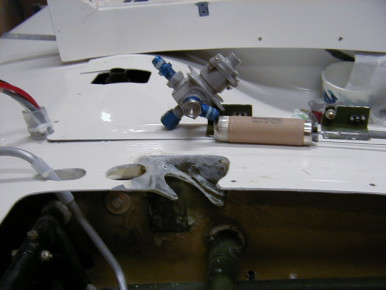 Andair extended valve installed in Rod Benson's Glasair III