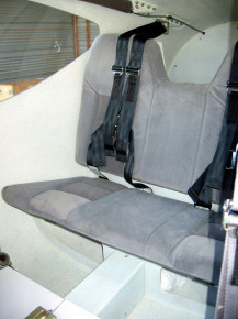 Rear seating - finished result