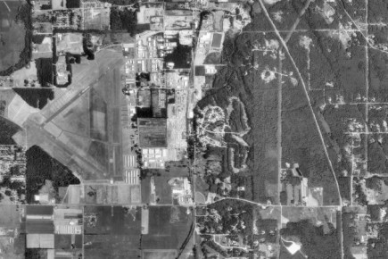 Arlington Airport from space