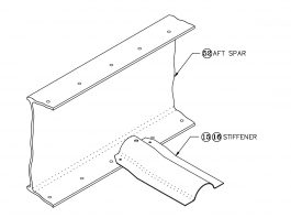 GlaStar wing hat-section stiffener