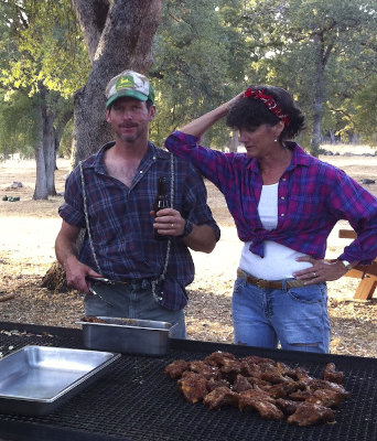 John and Brenda Lake in character at the 2011 Columbia gathering.