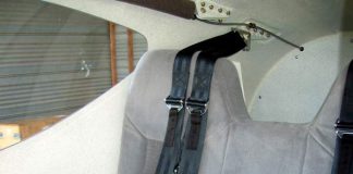 Martin Baumer's GlaStar rear seat