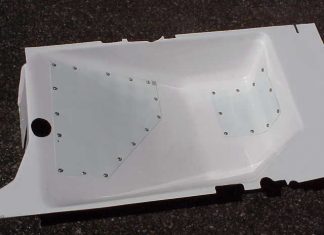 GlaStar seat pan inspection cutouts