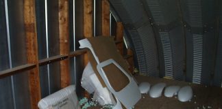 Keeping fiberglass parts in a hot attic comes with the risk of warping.