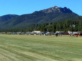 Smiley Creek flightline. Photo: Dave Hulse