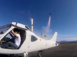 Screenshot from the BRS deployment test video
