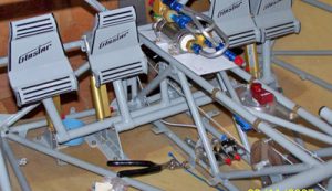installing aircraft rudder pedals