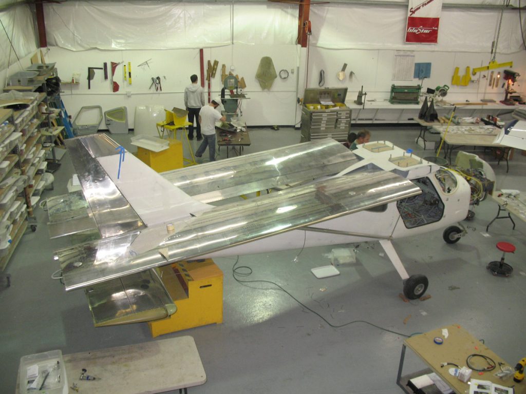 experimental aircraft folding wings