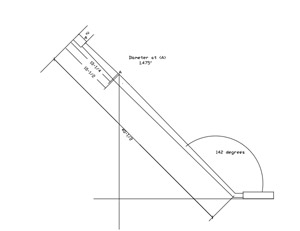 GlaStar Gear Leg CAD Drawing