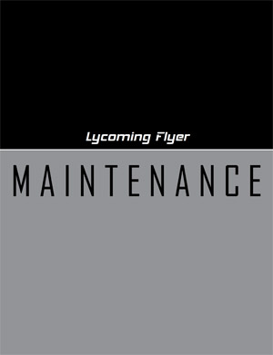 Lycoming Flyer – Maintenance