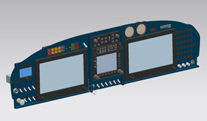 Glasair Instrument panel CAD