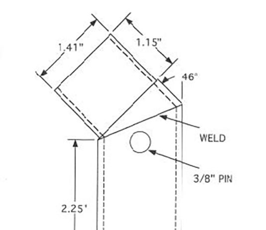 Jacking adapter drawing