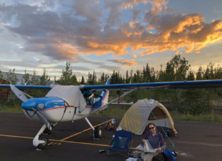 Pitch your tent anywhere at Tok, Alaska.