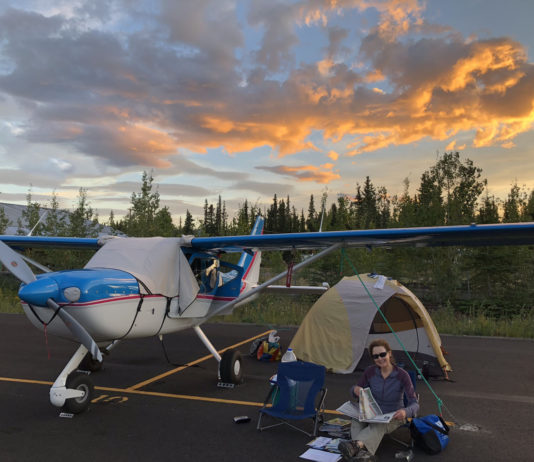 Pitch your tent anywhere at Tok, Alaska.