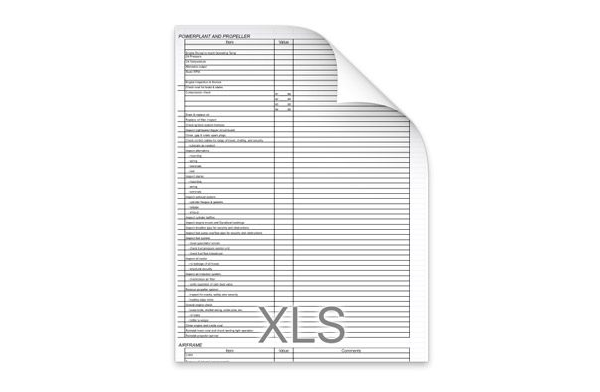 Glastar Annual Condition Inspection Checklist (M Neubauer)