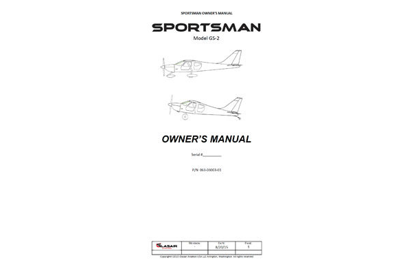 063-03003-01 Sportsman Owner's Manual (POH)