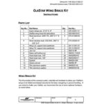 063-09010-01 GlaStar Wing Brace Kit Instructions