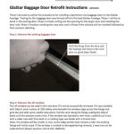 GlaStar Baggage Door Retrofit Instructions (Ted Setzer)