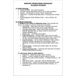 Winter Ops Checklist - Glasair