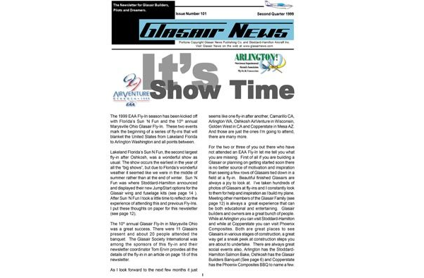 Glasair News 1999 Q2 #101