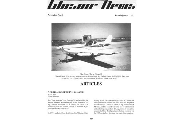 Glasair News 1992 Q2 #45