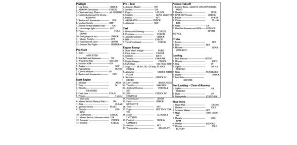 Glastar Checklist (D Prizio)