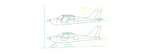 GlaStar New Tail CAD Drawing