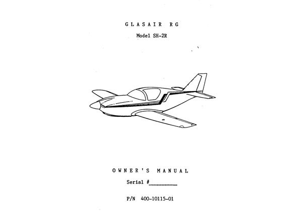 Glasair I-RG Owner's Manual (POH)