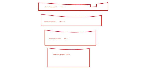 Glasair I Wing Jig Support Templates