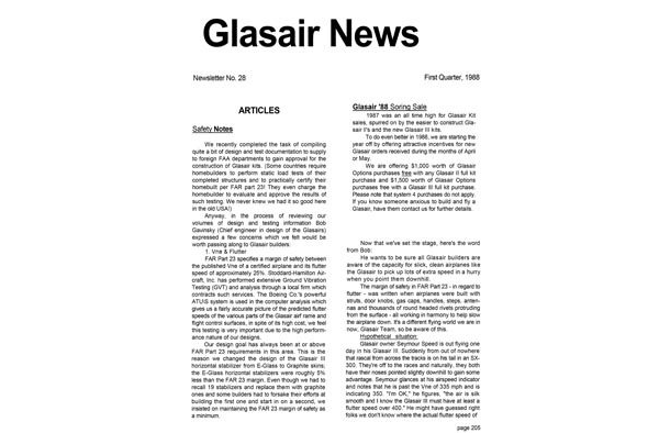 Glasair News 1988 Q1 #28