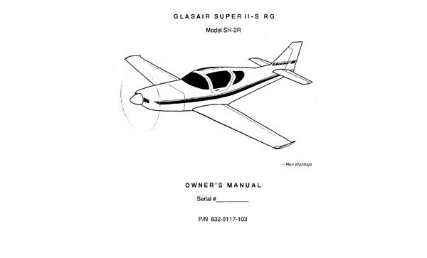 Glasair Super II-S RG Owner's Manual (POH)