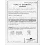 631-0195-066 Copper Foil Dipole Antenna Instructions