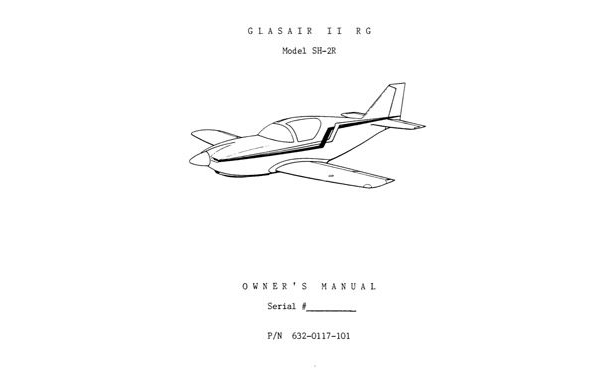 Glasair II RG Owner's Manual (POH)