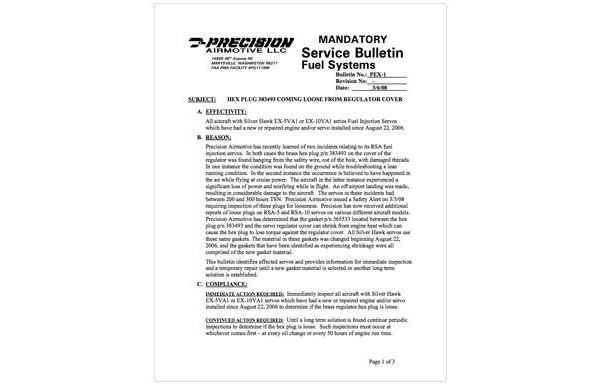 Precision Airmotive SB PEX-1